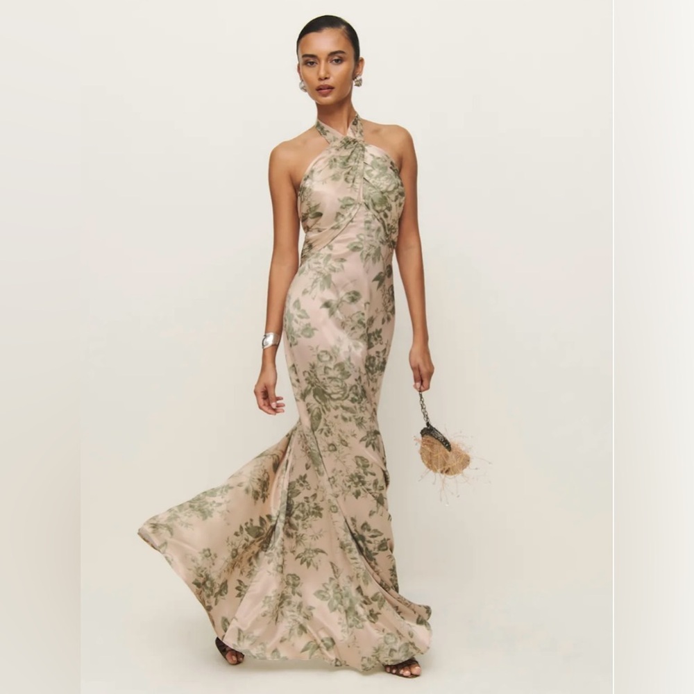 Reformation Veria Silk Dress